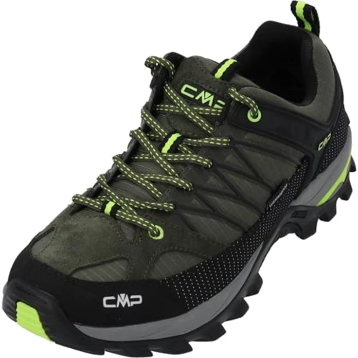 CMP Rigel Low, Wanderschuh für Herren, wasserdicht, grüner Trekking Schuh mit rutschfester Sohle – Bild 1