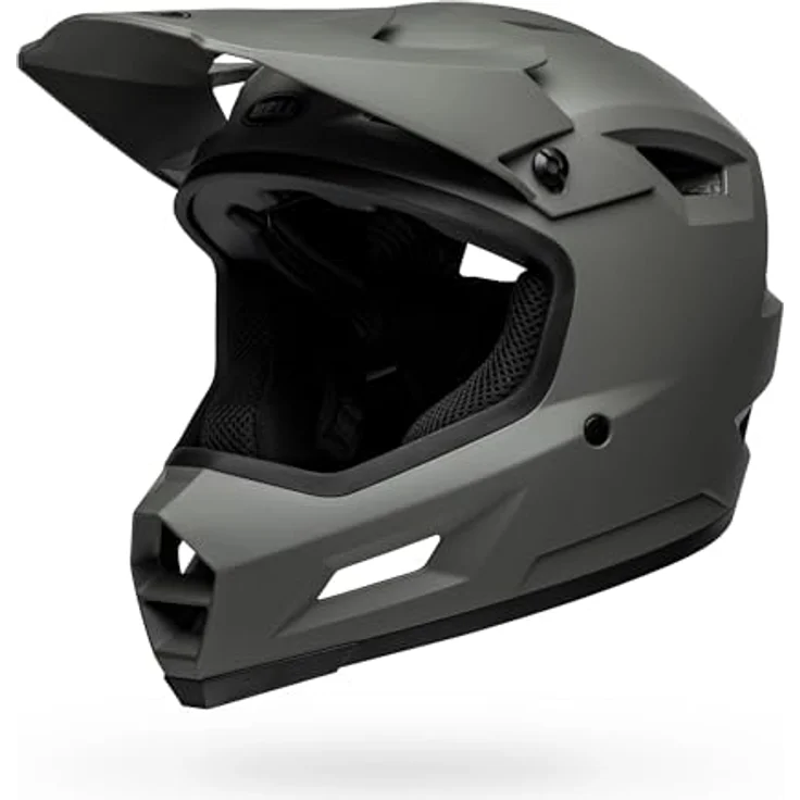 Bell Sanction 2, Fahrradhelm mit Vollgesichtsbelüftung und abnehmbaren Wangenpolstern, matte dunkelgrau – Bild 5