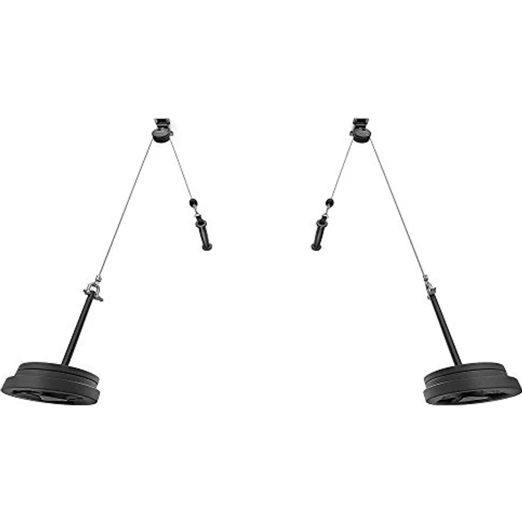 Marbo Sport Kabelzug zur Deckenbefestigung MH-W107 2.0 | Made in EU, Kraftstation mit Kugellagerrollen und bis zu 120 kg maximale Last, in der Farbe Schwarz – Bild 3