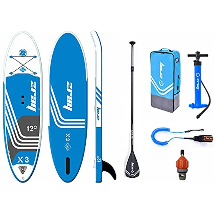 Zray X3 X-Rider Epic 12' (365 cm) Paddleboard, Stand-Up Board in Blau, Schwarz, Weiß, Kunststoff, 81x15x365 cm – Bild 4