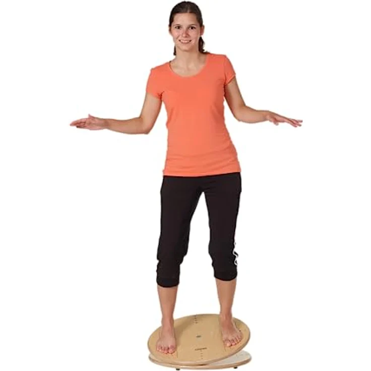 pedalo® Balancekreisel 50 Sport + Kids, Gleichgewichtstrainer mit gummierten Antirutsch-Standfüßen, belastbar bis 120 kg, Made in Germany – Bild 4