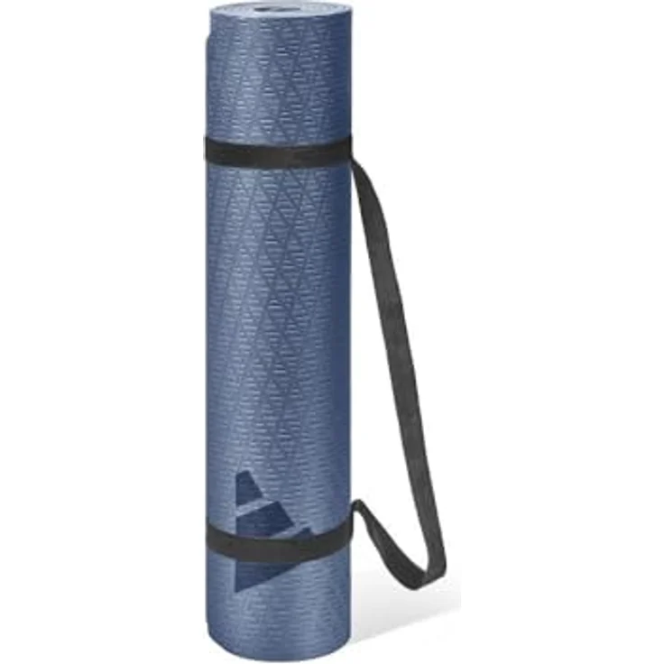 adidas 6-mm Yogamatte, komfortable Fitnessmatte aus 50 % recyceltem Material, griffige Oberfläche, 183 x 61 cm – Bild 4