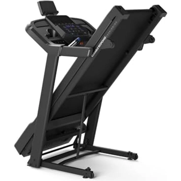 Horizon Fitness Laufband 5.0 AT, vernetztes Training, einfache Steuerung, platzsparend klappbar – Bild 2