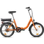 LLobe Falt E-Bike 20" Pure orange, Elektrofahrrad mit praktischer Faltmechanik und leistungsstarkem Hinterradmotor