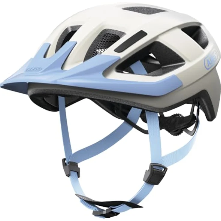 ABUS ADURO 3.0 Sky Grey M, Fahrradhelm mit In-Mold-Verbindung, 7 Belüftungseinlässen und justierbarem Zoom Evo System – Bild 5