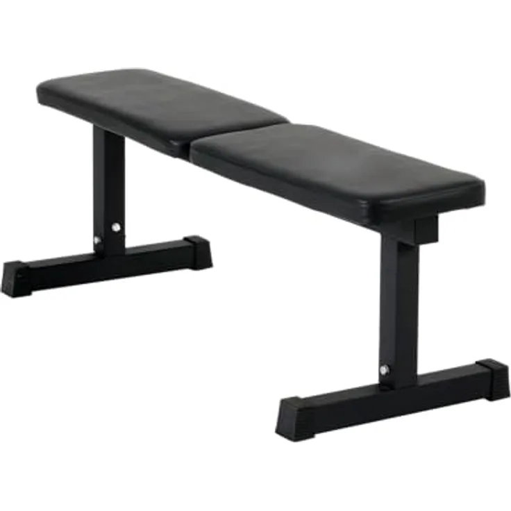 Rebel Flachbank Trainingsbank, robuste Bauweise mit ergonomischem Design, 120kg Belastbarkeit