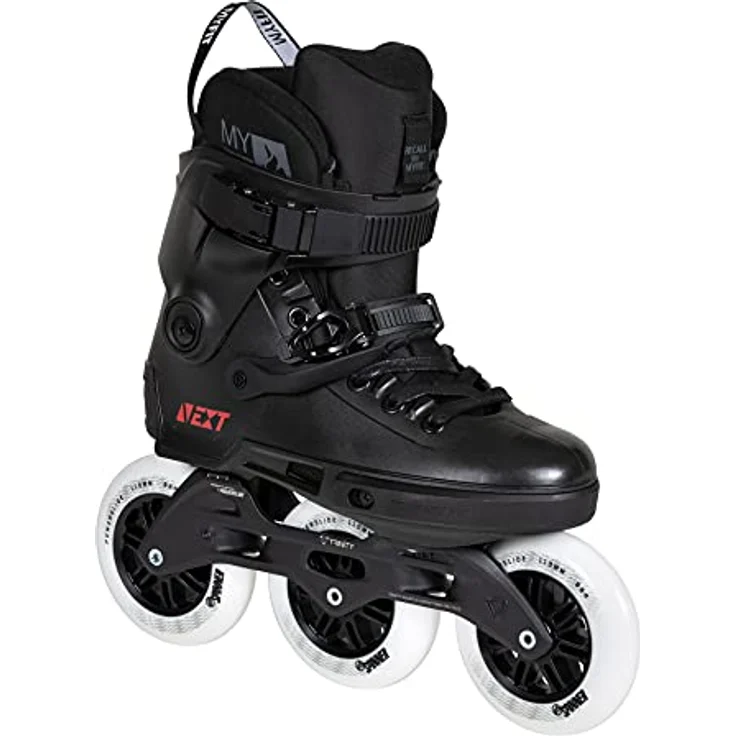Powerslide Next Core Black 110, Urban Freeride Inline Skates mit TRINITY-System und MYFIT Recall-Futter, Größe 37 – Bild 2