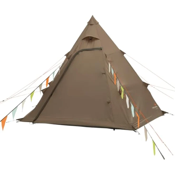 Easy Camp Otra Tipi, Zelt für 4 Personen, wind- und wasserdicht, 5.50 kg, mit eingenähtem Boden und optimaler Luftzirkulation – Bild 2