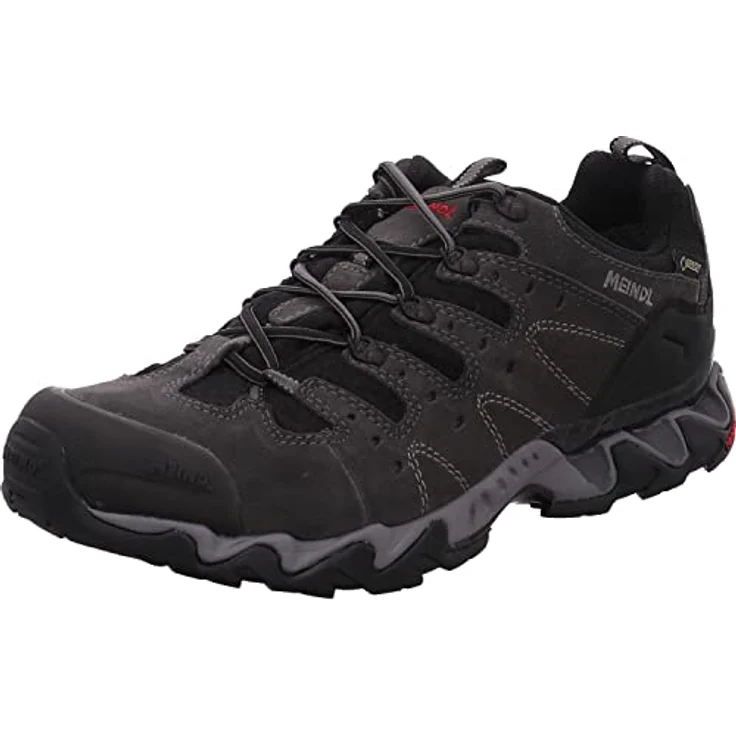 Meindl Trekkingschuh, leichter Hikingschuh für Herren, wasserdicht und atmungsaktiv, anthrazit, Gore-Tex Membran, Meindl Contagrip® Trail – Bild 1