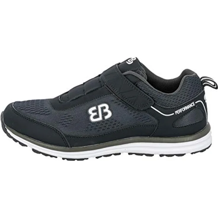 Brütting Fleet Herrenhalbschuhe, Laufschuhe mit Klettverschluss, grau, Größe 46 – Bild 2