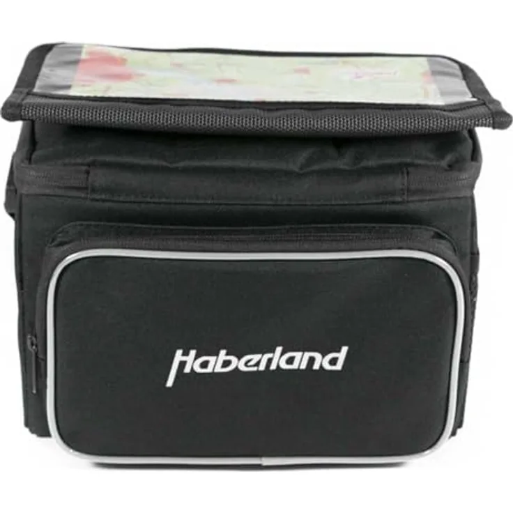 Haberland Lenkertasche 6L Schwarz, inklusive Klick-Fix-Adapter, Modell LKF808 00