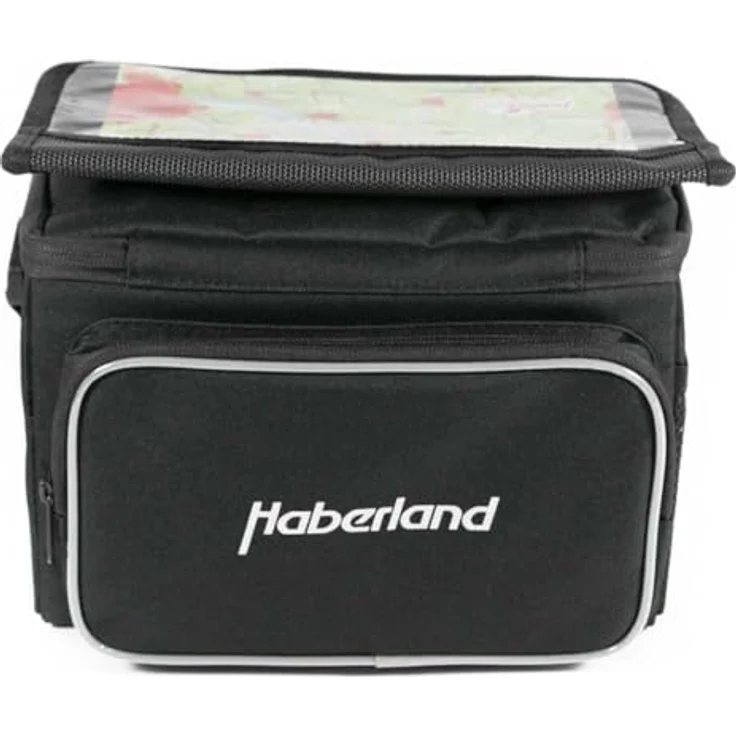 Haberland Lenkertasche 6L Schwarz, inklusive Klick-Fix-Adapter, Modell LKF808 00 – Bild 1