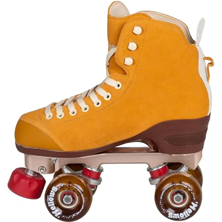Powerslide CHAYA Maple Syrup, Unisex Rollschuhe mit 59-mm-Polyurethan-Rollen, Gelb-Braun – Bild 6