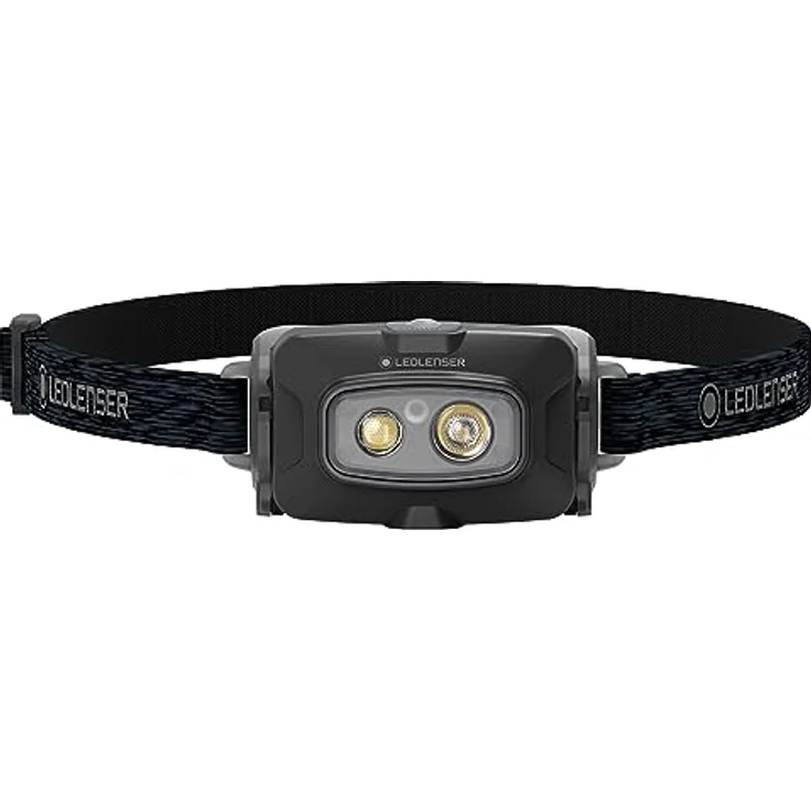 Ledlenser HF4R Core, wiederaufladbare Stirnlampe mit 500 lm, drei Helligkeitsstufen und rotem Frontlicht, schwarz – Bild 4