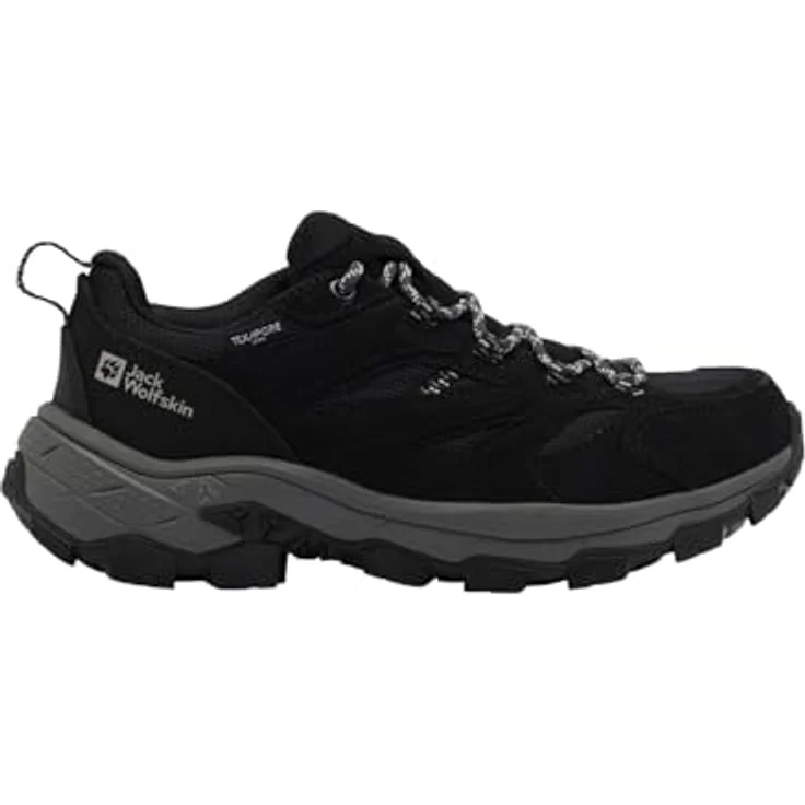 Jack Wolfskin Women's Vojo Tour Texapore Low, Wasserdichte Wanderschuhe für Damen, Schwarz, Größe 42.5 – Bild 2