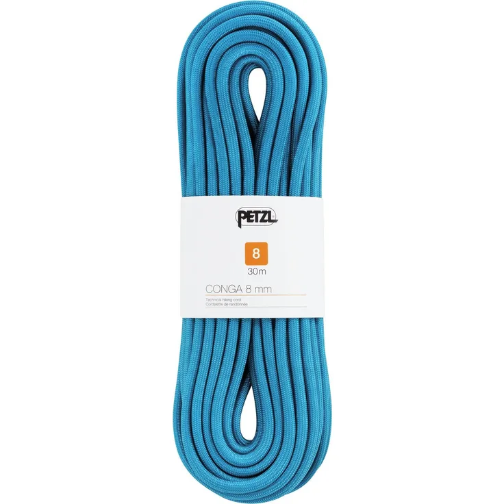 Petzl Reepschnur Kletterseil, 30 m, 8 mm Durchmesser, halbstatisch, CE EN 564, UIAA