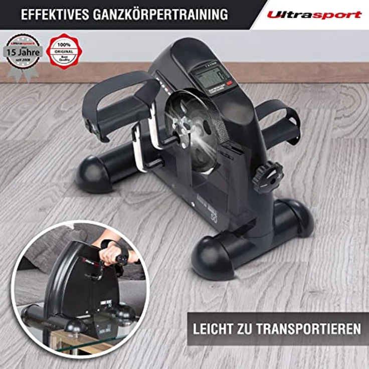 Ultrasport Mini-Bike 50 ohne Griff, Arm und Beintrainer, Heimtrainer, Mini-Bike, Bewegungstrainer, LCD Display mit Computerfunktion, Ideal zur Stärkung, Max. Benutzergewicht Bis zu 100 kg – Bild 5