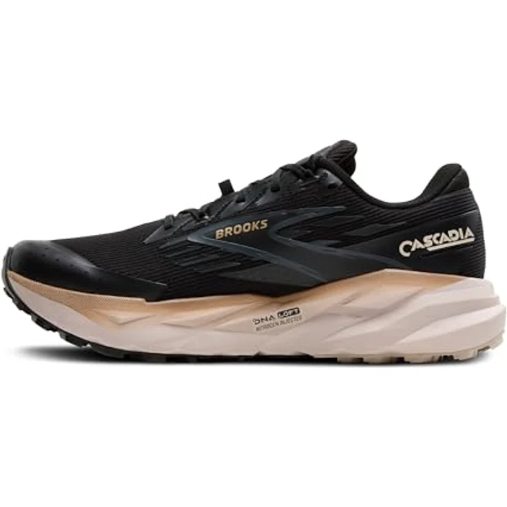 Brooks Cascadia 19 GTX, Trailschuhe Herren mit GORE-TEX, wasser- und winddicht, leicht, hervorragende Dämpfung, graues Mesh – Bild 5