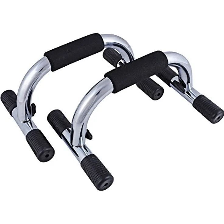 HMS Unisex 17-45-001 5907695579093 Push Up Bars, mehrfarbig, Einheitsgröße - Liegestützgriffe für Fitnessstudio und Zuhause