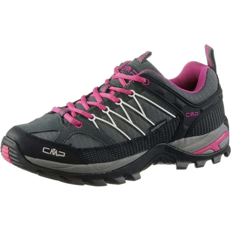 CAMPAGNOLO Rigel Low WMN Wanderschuh, wasserfest mit FullOn GRIP Sohle und atmungsaktiver Clima Protect® Technologie, Velours – Bild 1