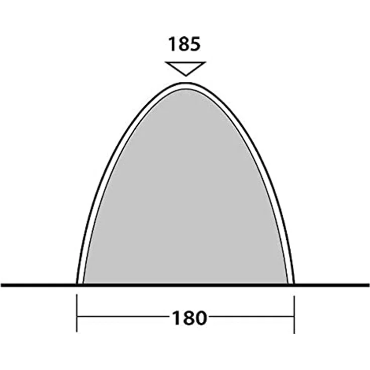Outwell Innenzelt für Wing Lounges, (2.70 kg, für 3 Personen, dunkles Material gegen Lichteinfall) – Bild 8