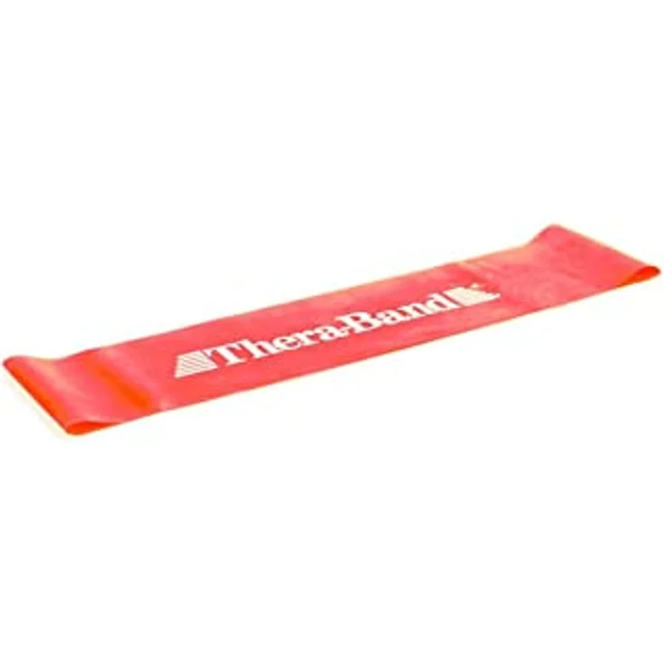THERABAND Übungsband Loop, 7,6 cm x 30,5 cm, Ø 20 cm, Rot | Mittel, geschlossene Schlaufe für untere Extremitäten – Bild 1