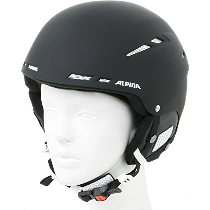 ALPINA SPORTS Skihelm biom black matt, Größe M (58-62 cm), schwarz – Bild 1