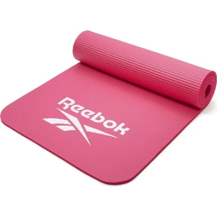 Reebok Training Mat - 10mm - Pink, Yogamatte mit rutschfester Unterlage und gepolsterter Oberfläche – Bild 1