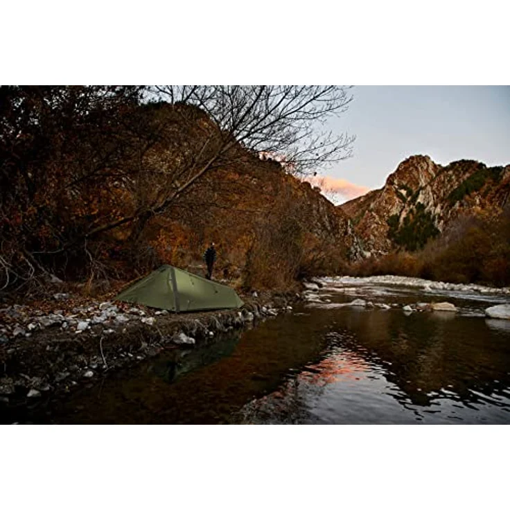 Grand Canyon Richmond 1 - Tunnelzelt für 1 Person | Ultra-leicht, wasserdicht, kleines Packmaß | Trekking, Camping, Outdoor (Capulet Olive) – Bild 5