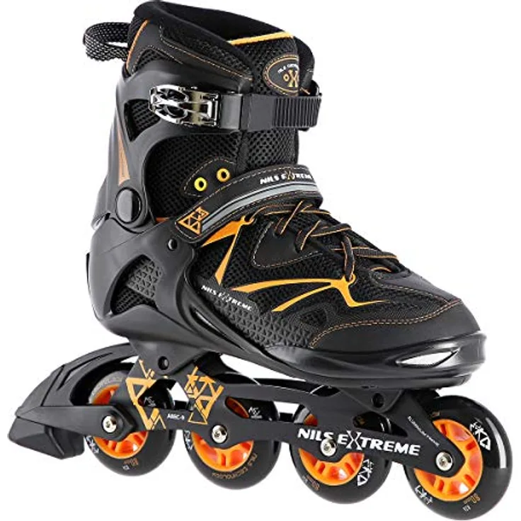 Nils Extreme NA9022 Orange 40 Inline-Skates mit ABEC9-Lager und 80-mm-Rädern