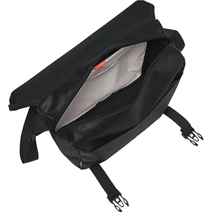 VAUDE Mineo Messenger Umhängetasche, 9 Liter, schwarz, inklusive Regenhülle – Bild 2