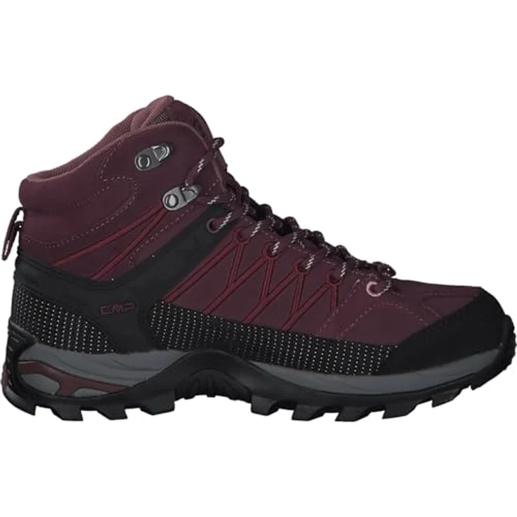 CMP Rigel Low Trekking Waterproof Trekkingschuh mit Clima Protect®, Damen, Wildleder, grau – Bild 4