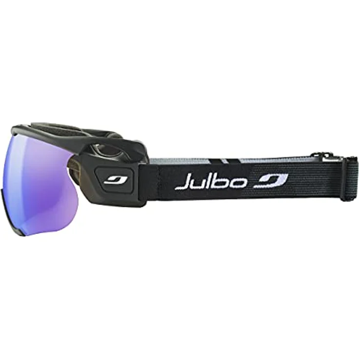 Julbo Sniper Evo L Langlauf-Ski-Visier für breite Gesichter, REACTIV Photochromic oder Spectron Linse, Schwarz/Weiß, Large – Bild 4