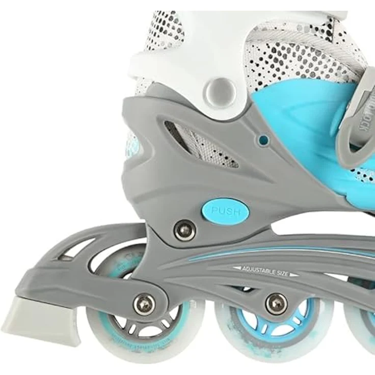 Nils Extreme NH18331, Inline Skates für Erwachsene mit anpassbarer Schuhgröße, Edelstahlklingen und ABEC7 Lagern, Schwarz – Bild 7
