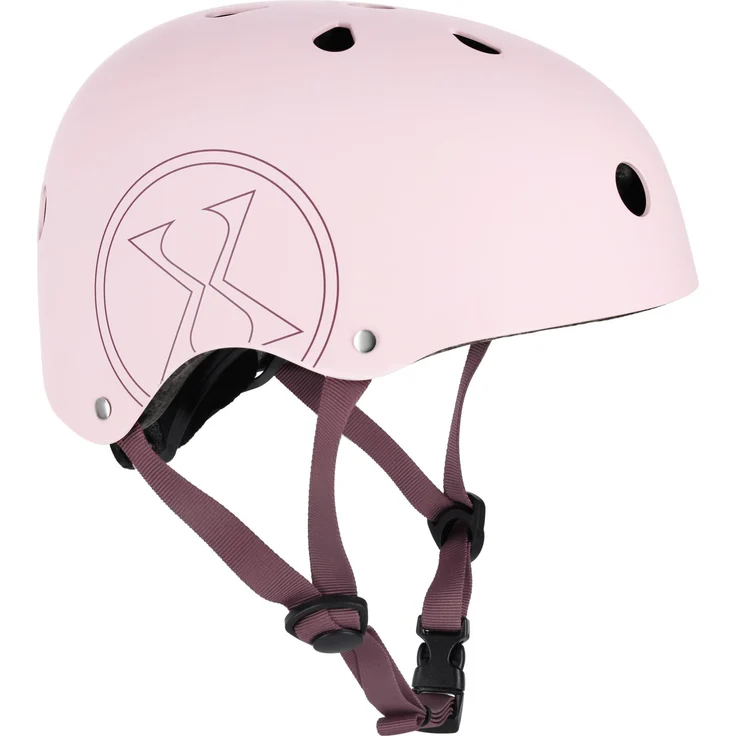 ROSFIX Mtw001-1 Dunkelrosa Helm Grösse M (55-58 cm) mit Out-Mold-Technologie und Größenverstellsystem