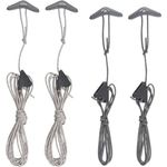 Sea to Summit Ground Control Abspannleine, 4 Stück, grau, ergonomisches Design und wetterbeständige Materialien