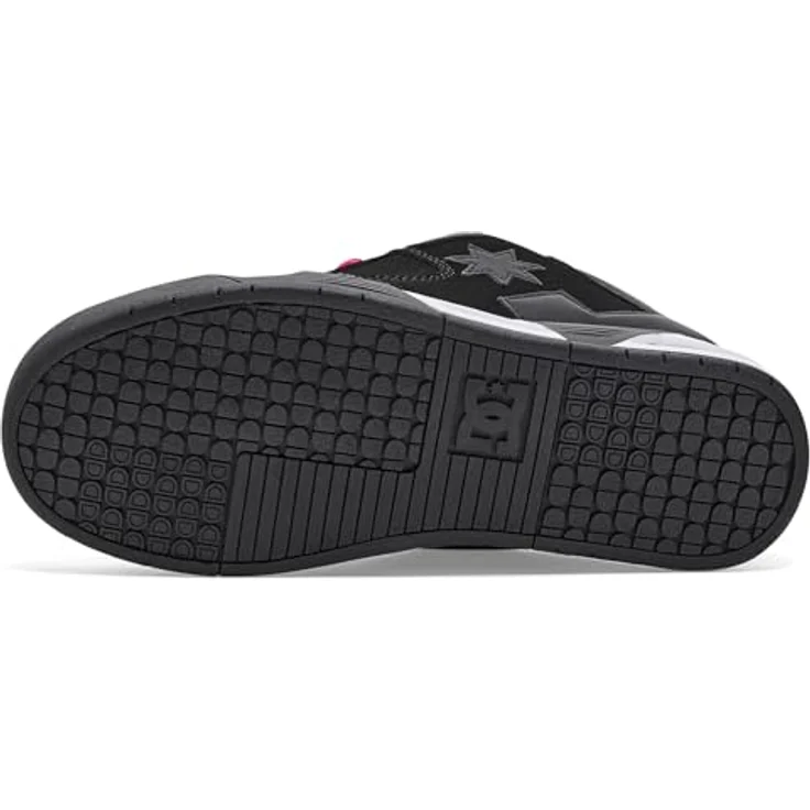 DC Shoes DC Command Laufschuhe für Damen, Low-Cut Sneaker mit Gummisohle, Schwarz-Rosa, Größe 7 UK / 40,5 EU / 9 US – Bild 5