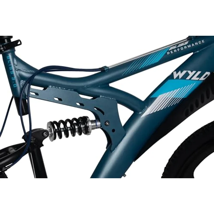 WYLD Mountainbike Fully 26'' Bliss, schwarz-gelb, 21 Gänge, RH 47 cm, mit Magnesium-Laufrädern – Bild 8
