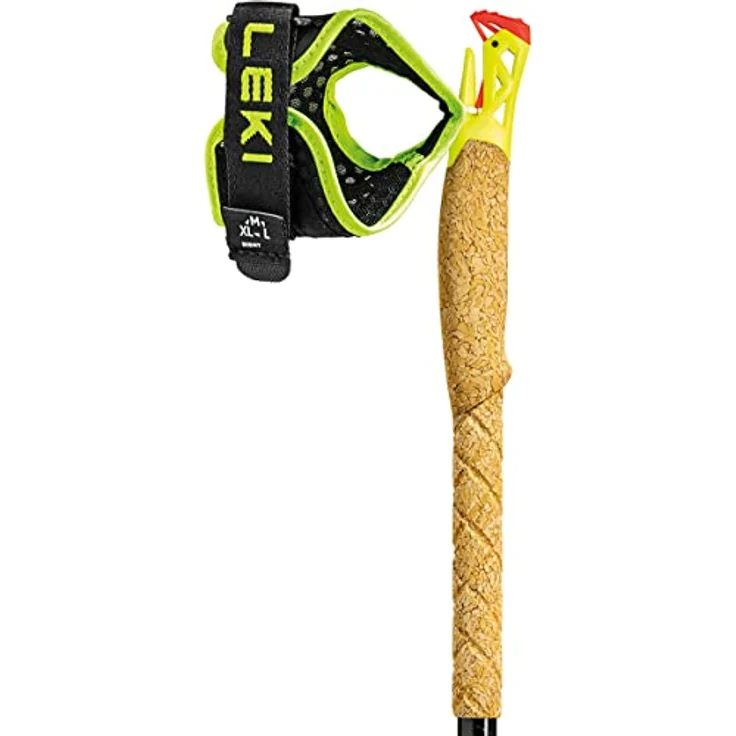 LEKI Ultratrail FX.One Trail Running Stöcke, Carbon HRC, faltbar, Bright red-Black-Neonyellow, 110 cm – Bild 2