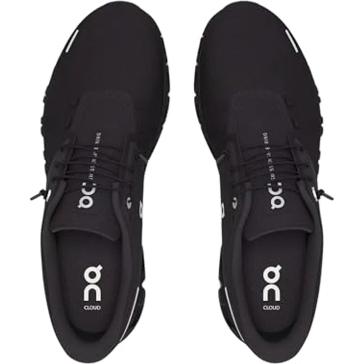 On Running Cloud 6, Herren Laufschuhe mit CloudTec®-Dämpfung, Schwarz, Größe 42 – Bild 2