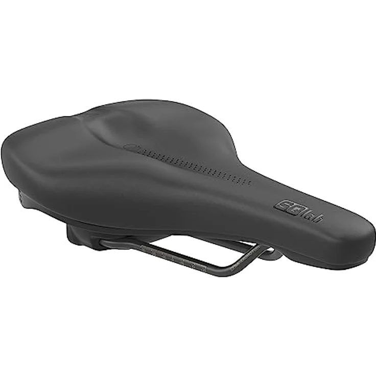 Sqlab 602 ERGOLUX® active 2.1, Velosattel mit Comfort active System und verstellbarer Switch-Funktion, schwarz – Bild 1