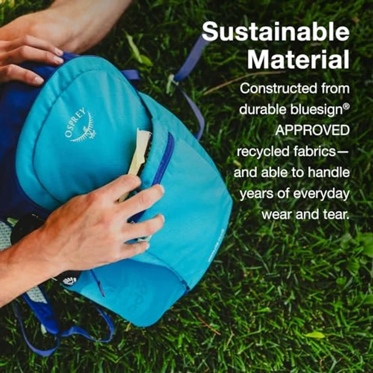 Osprey Daylite Plus, Vielseitiger Wanderrucksack in Porcelain Orange mit Kompatibilität zu Osprey Systemen, bluesign-zertifiziert – Bild 3