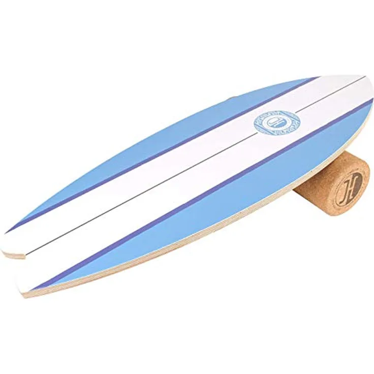 JUCKER HAWAII Balanceboard ALOHA - Indoor Surf und Trick Balanceboard für Kinder Erwachsene & Profis - Balance Board Set mit Korkrolle