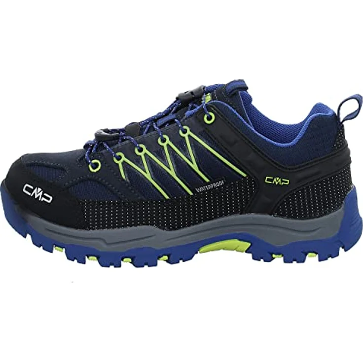 CMP Kids Rigel Low, Flache Multifunktions-Trekking Sportschuhe in Blau mit Schnellschnürsystem und stark profilierter Außensohle, Schuhgröße 36 EU – Bild 3