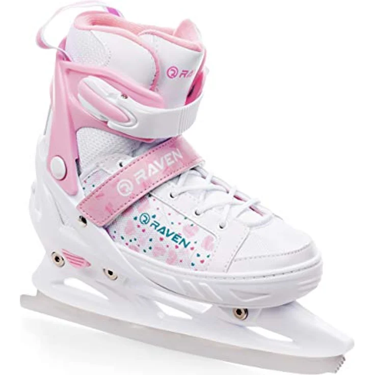 RAVEN 4in1 Inline Skates Triskates Rollschuhe Schlittschuhe Inliner für Kinder Mädchen, verstellbar (ROSI, Gr. 28-32, 18,5cm-21cm), Double-Vent-System, DSAS, Kugellager Abec7 – Bild 3