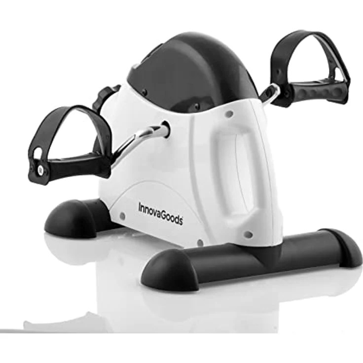 InnovaGoods® Stationäre Pedale, Heimtrainer mit Konsole und einstellbarem Widerstand, in Blau – Bild 1
