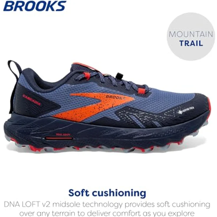 Brooks CASCADIA 17 GTX Lady, Trailschuh für Damen mit wasserdichter Abdeckung, extra Stabilität und softe Dämpfung, Größe US 7 - EU 38 - CM 24 - UK 5 – Bild 3