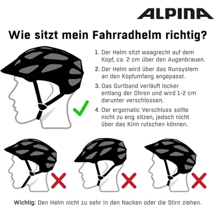 Alpina Haarlem Fcb Coffee - Grey Matt, Größe 57 - 61 cm - Fahrradhelm, Farbe Grau – Bild 3