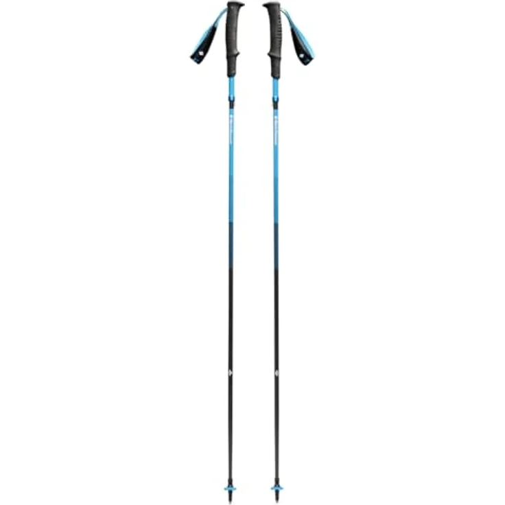 Black Diamond Distance Carbon Z Trekkingstöcke, ultraleichte Kohlefaserstöcke, feste Länge 105 cm, Wüstenhimmel – Bild 1