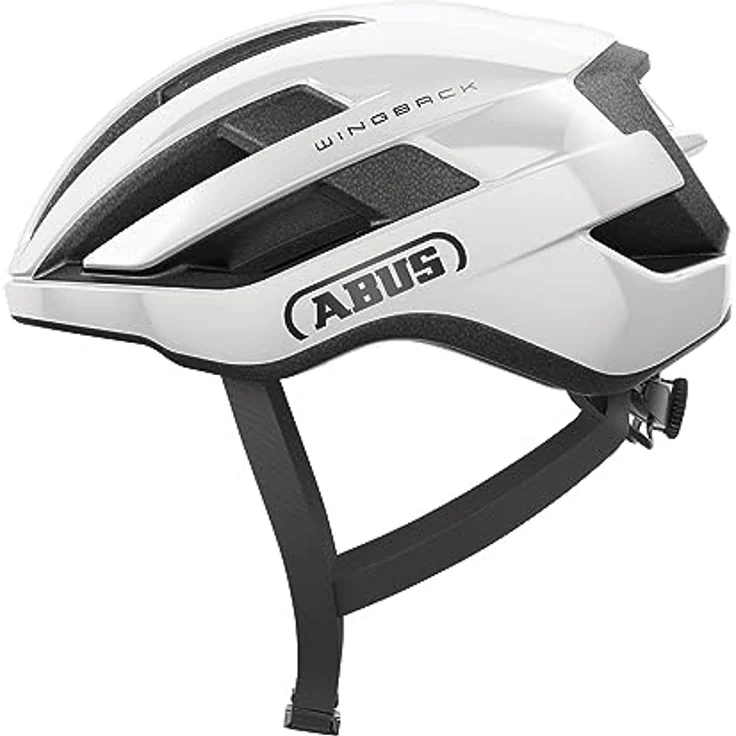 Abus WingBack Velohelm, 51-55 cm, minimalistische Bauweise mit tiefen Belüftungskanälen und Quin-Ready Funktion, 250 g – Bild 1